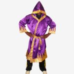 Boxing Gown  Purple & Gold